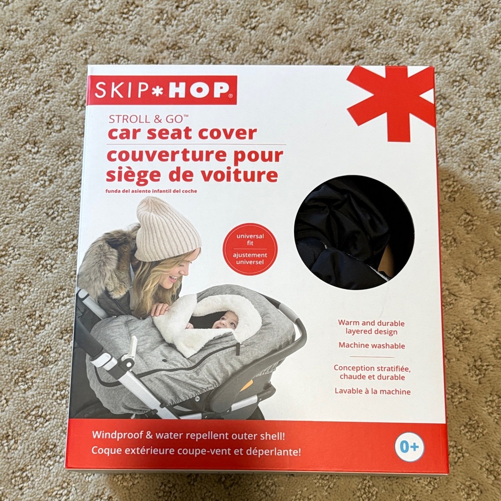Skip Hop Stroll & Go Black Car Seat Cover